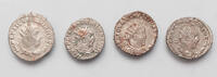 Roman Empire Antoninianus 4 pcs lot of Valerian I.. Fides, Sol, Apollo, Liberalitas -