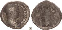 Roman Empire AR denarius Hadrian, VOTA PVBLICA, Emperor sacrificing over altar -