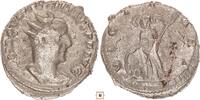 Roman Empire AR Antoninianus Valerian I., VICT PART, Victory standing, captive at feet, RR! -