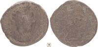 Roman Empire AR denarius Marcus Aurelius, IMP VI COS III, Roma seated -
