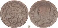 France - Directorie 5 centimes D - Lyon -