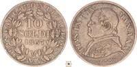 Italy-Papal States 10 soldi Pio IX. -