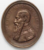 Spanish-Netherlands one-sided bronze plaquette Ferdinando Alvarez de Toledo Governor -
