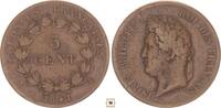 French Colonies 5 centimes Louis Philippe, Guadeloupe -