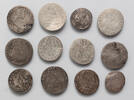 RDR 1,3 kreuzer, poltura Leopold I., Joseph I. 12pcs lot of Breslau, Brieg, Kuttenberg, Prague -