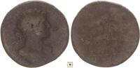 Roman Empire AE sestertius Hadrian, Concordia seated -