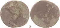 Roman Empire AE As/Dupondius Sabina, Vesta seated -