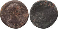 Roman Empire AE As Hadrian, Aquila between two standards -