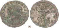 Roman Empire AR Antoninianus Aurelianus, SOLI INVCTO, Sol standing between two captives -