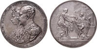 Bulgaria silbermedaille 1893 Ferdinand I., auf die Vermahlung mit Marie Louise von Bourbon-Parma, A. Scharff XF, some edge knocks