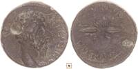 Macedon - Koinon AE 23 mm Marcus Aurelius, winged thunderbolt, obverse drilled in antiquity -