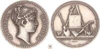 France silver medal visit of Hortense de Beauharnais to Paris mint, hallmarked, later issue -