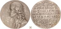 Germany silbermedaille Friedrich Schiller, A.R. Winberger auf seinen 100. todestag -