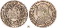 Italy-Papal States 10 soldi Pio IX. -
