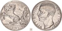 10 lire 1926 R Italy Vittorio Emanuele III. VF+