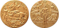 UK/Great Britain gold plated bronze medal Summer Olympics, London, Gold winner medal -