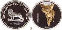 Congo 10 francs Babe Pig -