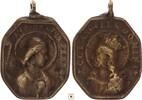Europe pilgrim medal Ave Gratia Plena, Archangel Gabriel, Ecce Ancilla Domini, Virgin Mary 31x97mm -