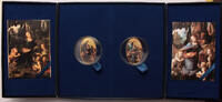 Ascension Islands 2x 2 pounds Virgin of the Rocks - Jewels of Art w.coa box -