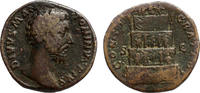 Roman Empire AE sestertius Divus Marcus Aurelius, Consecratio -