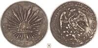 Mexico 8 reales Potosi, Pi-Mr chopmarks San Luis -