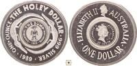 Australia 1 dollar The Holey dollar and dump, 1Oz+1/4 Oz -