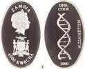 Zambia 4000 kwacha Millenium - DNA code -
