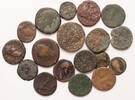 Sestertius, Dupondius, As, AE Bronze  Roman Empire and Provincial lot of 18 pcs 