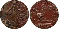 Germany bronzegussmedaille Karl Goetz, Rachesaerin Frankreich -