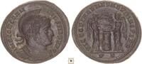 follis 310-337 Roman Empire Constantine I., Helmeted bust/Two victories holding shield, Ticinium nice quality!