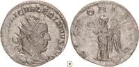 Roman Empire AR Antoninianus Valerian I., VICTORIA AVGG, Victory standing -