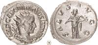Roman Empire AR Antoninianus Volusian, SALVS AVGG, Salus standing -