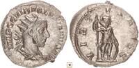 Roman Empire AR Antoninianus Volusian, VIRTVS AVGG, Virtus standing -