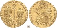 solidus 913-959 Byzantine Empire Constantine VII. with Romanus I., Lecapenus XF
