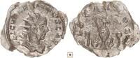 Antoninianus 256-258 Roman Empire Valerian II. as Caesar, PIETAS AVGG, Priestly implements irregular flan, nice quality