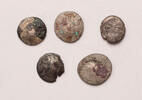 Celtic - Eastern Europe AR drachm Kapostal type, lot of 5 pcs -