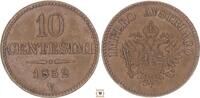 Italy - Lombardia - Venetia 10 centesimi 1852 V Franz Joseph XF 75,00 EUR  zzgl. 10,00 EUR Versand