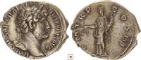 Roman Empire Denarius Hadrian, PM TR P COS III, Aequitas standing -