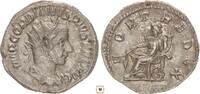 Roman Empire Antoninianus Gordian III., FORT REDVX, Fortuna seated -