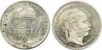 Hungary 20 krajcar Franz Joseph, MKVP, KB - Kremnitz -