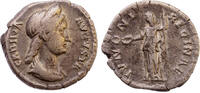 Roman Empire AR Denarius Sabina, Juno -