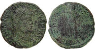 Roman Empire AE double maiorina Valentinian I., Barbarous imitation, R! -