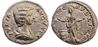 Roman Empire AR Denarius Julia Domna,Pietas -