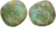 Roman Empire glass tessera Roman Egypt, Antinoopolis, Rare! -
