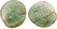 Roman Empire glass tessera Roman Egypt, Antinoopolis, Rare! -