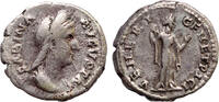 Roman Empire AR Denarius Sabina, Juno -