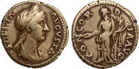 Roman Empire AR Denarius Sabina, Concordia -