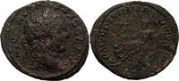Roman Empire AE As Caracalla, Roma seated -