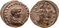 Roman Empire AR Denarius Caracalla, MINERVA VICTRIX -