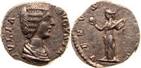 Roman Empire AR Denarius Julia Domna, Venus standing right -
